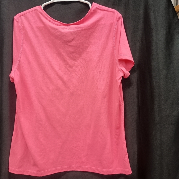 Pink Graphic Relaxed Short Sleeve Tee - Picture 13 of 13